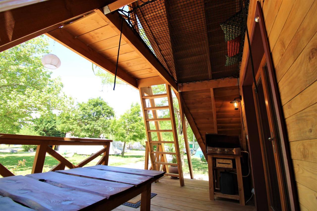 Habitat Createur - Hebergements Insolites Au Camping Municipal "Les Ecureuils" Recoubeau-Jansac Exteriör bild