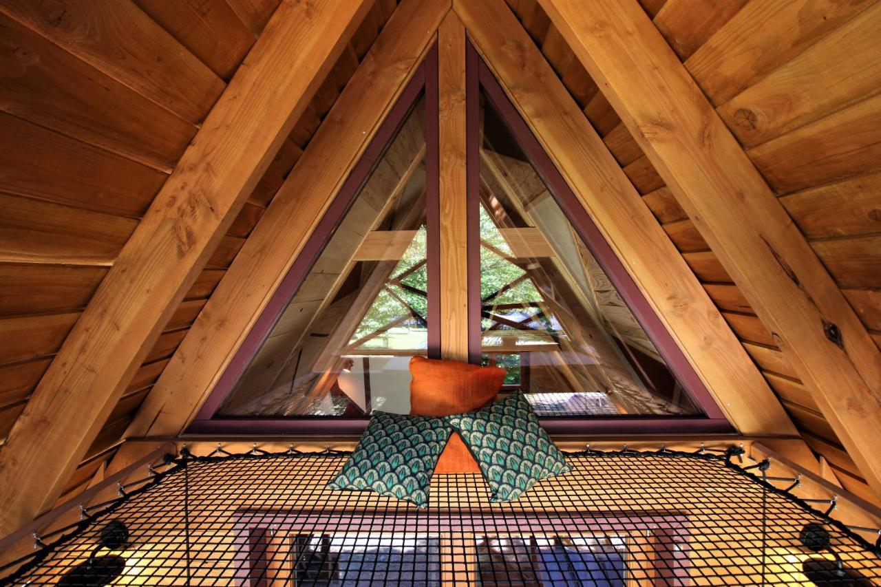 Habitat Createur - Hebergements Insolites Au Camping Municipal "Les Ecureuils" Recoubeau-Jansac Exteriör bild