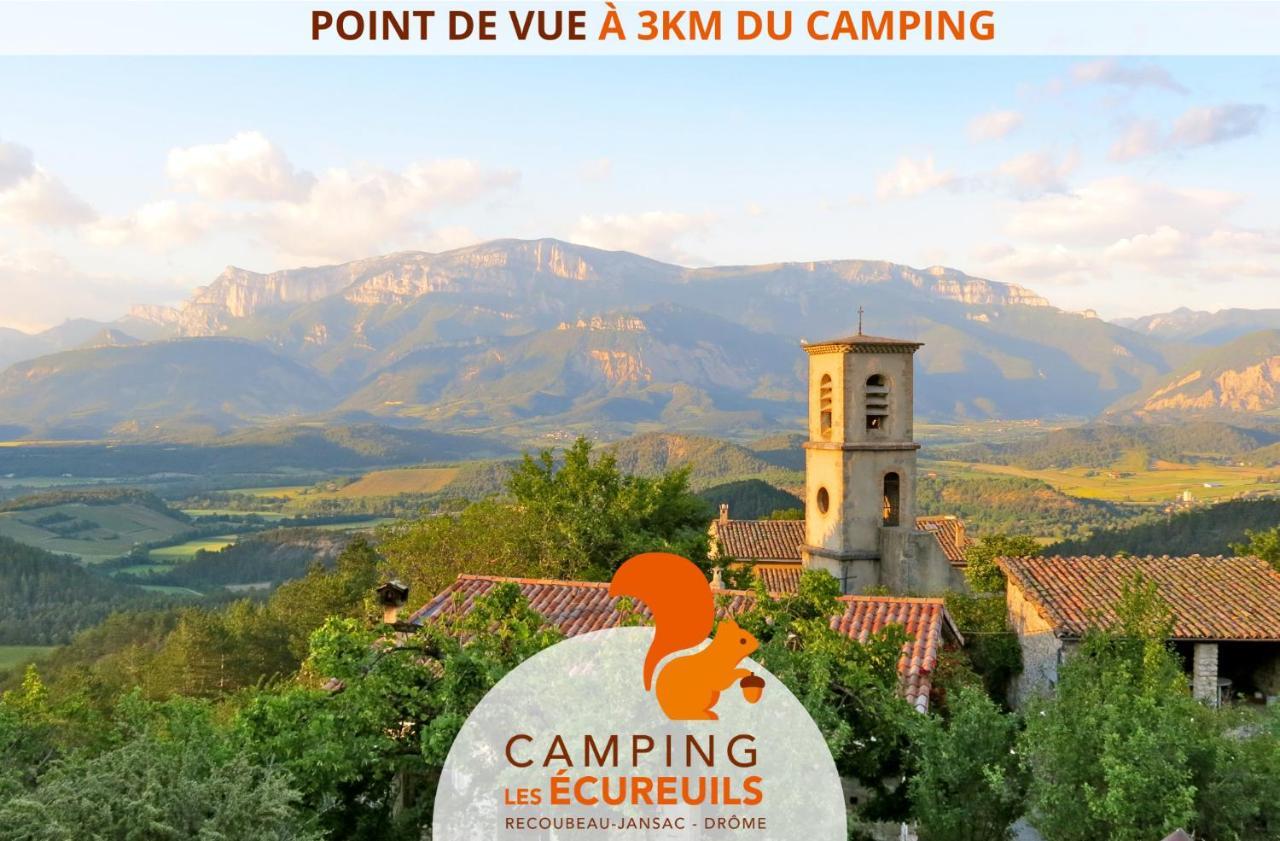 Habitat Createur - Hebergements Insolites Au Camping Municipal "Les Ecureuils" Recoubeau-Jansac Exteriör bild