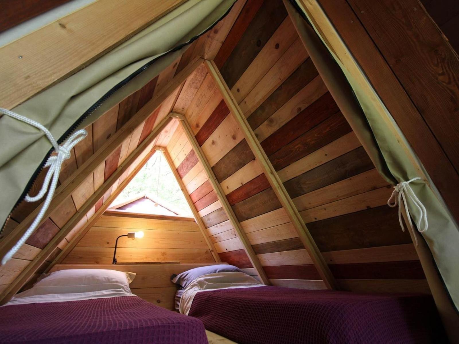 Habitat Createur - Hebergements Insolites Au Camping Municipal "Les Ecureuils" Recoubeau-Jansac Exteriör bild